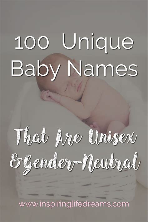 list of unique unisex names